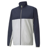 PUMA Golf x First Mile Wind Jacket,  Male,  Large,  Navy blazer/high rise