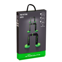 PuttOUT 3 Pack Pro Gate Set,  Male,  Black/green