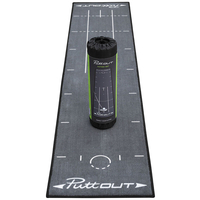 PuttOUT Deluxe Putting Mat,  Male,  Grey
