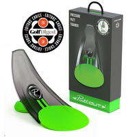 PuttOUT Pressure Putt Training Aid,  Male,  Green