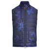 Ralph Lauren RLX Camo Paneled Stretch Full-Zip Vest,  Male,  French Navy/Camo Woven,  Large
