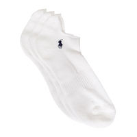 Ralph Lauren Turn Back Socks 3 Pair Pack,  Male,  One size,  White
