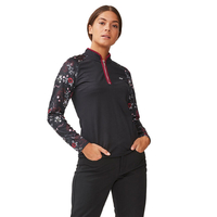 Röhnisch Ladies Heat Half-Zip Windtop,  Female,  Small,  Pink garden
