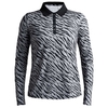 Rohnisch Ladies Achieve Polo,  Female,  12,  Grey zebra