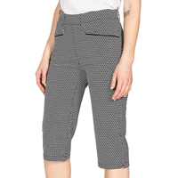 Rohnisch Ladies Smooth Pirate Trousers,  Female,  Black/white check,  10