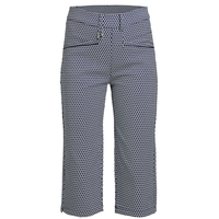 Rohnisch Ladies Smooth Pirate Trousers,  Female,  Navy/fog check,  14