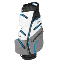 TaylorMade Deluxe Waterproof Cart Bag 2020,  Male,  GREY BLUE CHALK