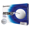 TaylorMade Distance Plus 12 Golf Balls,  Male,  White