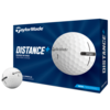 TaylorMade Distance Plus 12 Golf Balls,  Male,  White