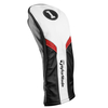 TaylorMade Driver Head Cover,  Male,  Black/white/red