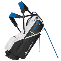 TaylorMade FlexTech Crossover Stand Bag,  Male,  Black/white/blue