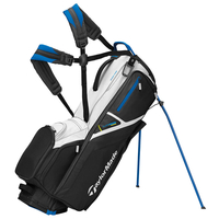 TaylorMade FlexTech Stand Bag,  Male,  Black/white/blue
