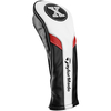 TaylorMade Hybrid Head Cover,  Male,  Black/white/red
