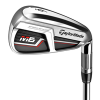 TaylorMade M6 Steel Irons,  Male,  5-PW (6 Irons),  Right Hand,  Steel,  Regular