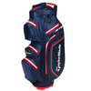 TaylorMade Storm-Dry WaterProof Cart Bag,  Male,  Navy/red