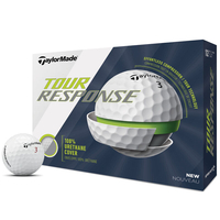 TaylorMade Tour Response 12 Golf Balls,  Male,  White