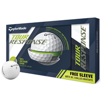 TaylorMade Tour Response 15 Golf Balls,  Male,  White