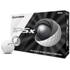 TaylorMade TP5x 12 Golf Balls 2019,  Male,  White