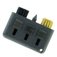 The Golfers Club 3-in-1 Brush Tool,  Male,  Black