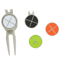 The Golfers Club Divot Tool & Ball Marker Set,  Male,  Assorted,  One size