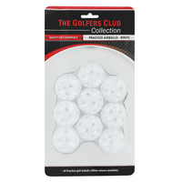The Golfers Club Practice Air Flow Balls,  Male,  White