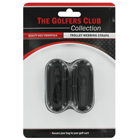 The Golfers Club Trolley Webbing Straps,  Male,  Black