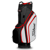 Titleist 14 Lightweight Cart Bag,  Male,  Black/White/Red
