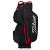 Titleist 15 Cart Bag,  Male,  Black/black/red