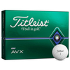 Titleist AVX 12 Golf Balls 2020,  Male,  White