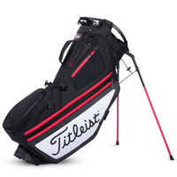 Titleist Hybrid 14 Stand Bag,  Male,  Black/Red/White
