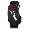 Titleist Jet Black Midsize Cart Bag,  Male,  Black/Red