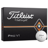 Titleist Pro V1 12 Golf Balls 2019,  Male,  White