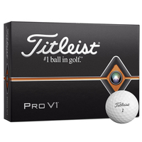 Titleist Pro V1 12 Golf Balls 2019,  Male,  White