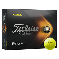 Titleist Pro V1 12 Golf Balls 2021,  Male,  Yellow