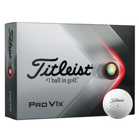 Titleist Pro V1x 12 Golf Balls 2021,  Male,  White