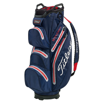 Titleist StaDry Cart Bag,  Male,  Navy/Sleet/Red