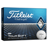 Titleist Tour Soft 12 Golf Balls 2020,  Male,  White