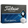 Titleist Tour Speed 12 Ball Pack,  Male,  White