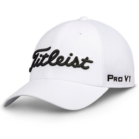 Titleist Tour Sports Mesh Cap,  Male,  Medium/large,  White/black