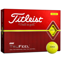 Titleist TruFeel 12 Golf Balls,  Male,  Yellow