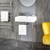 Lavabo Consola de 600mm con Estructura Inferior Cromada - Sandford
