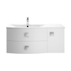Lavabo Elevado con Pedestal Tradicional - 560mm x 450mm (2 Agujeros para la Grifería) - Richmond