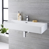 Lavabo Suspendido Rectangular de Cerámica 1000x420mm - Sandford