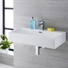 Lavabo Suspendido Rectangular de Cerámica 750x420mm - Sandford