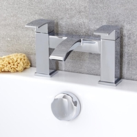 Llenador Mezclador Sobre Bañera en Latón