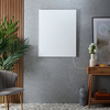 Panel Calefactor Infrarrojos Eléctrico Inteligente - Blanco - Marco y Enchufe - 800W - 785mm x 1005mm