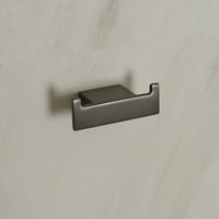 Percha Porta Batas Moderno - Gris Metalizado