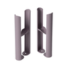 Pies de Montaje a Suelo Para Radiadores Tradicionales de 2 Columnas Regent - Color Morado (Dahlia Purple)