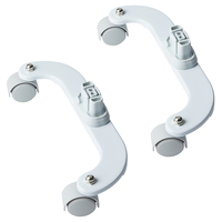 Pies de Soporte Blancos con Ruedas para Calefactores Eléctricos con Núcleo de Cerámica