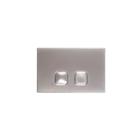 Placa de Accionamiento Cromada de 150x230mm para WC con Cisternas Empotrable - Cluo